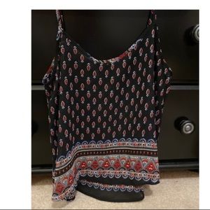 Sheer tank top